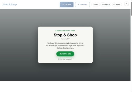 Preview of your live website