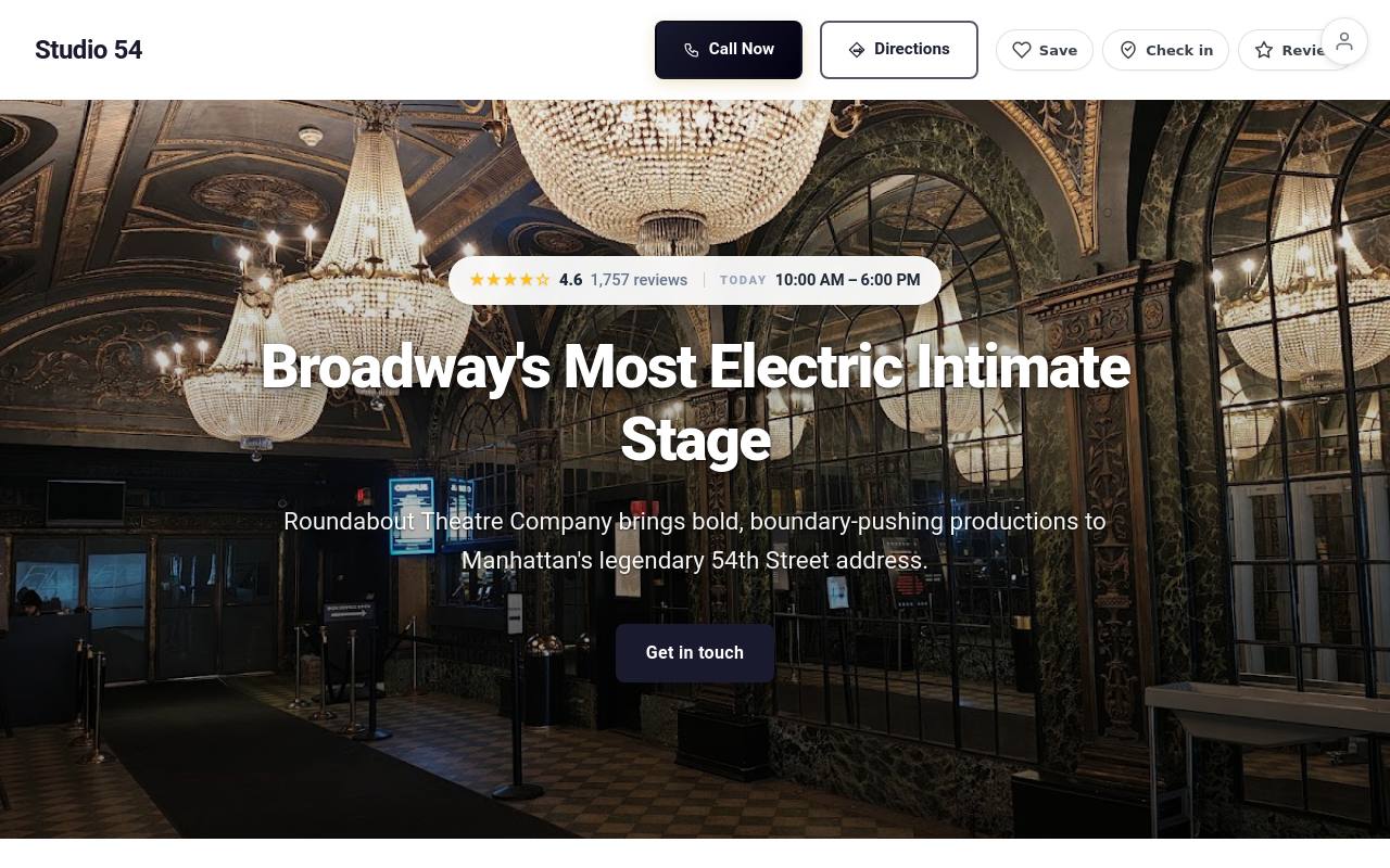 Preview of your live website
