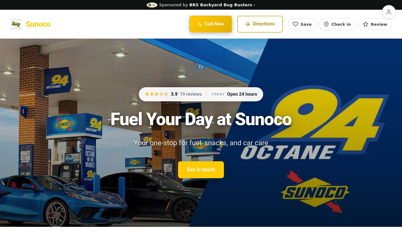 Preview of your live website