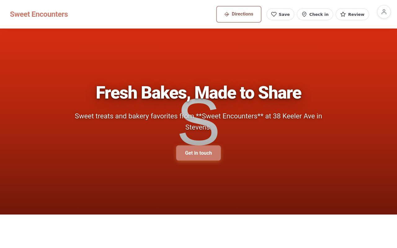 Preview of your live website