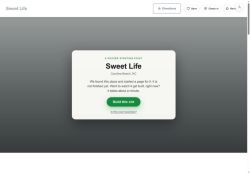 Preview of your live website