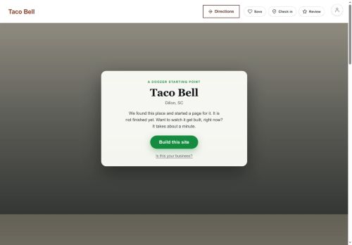 Preview of your live website