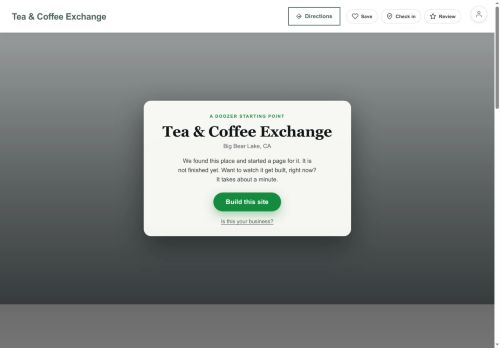 Preview of your live website