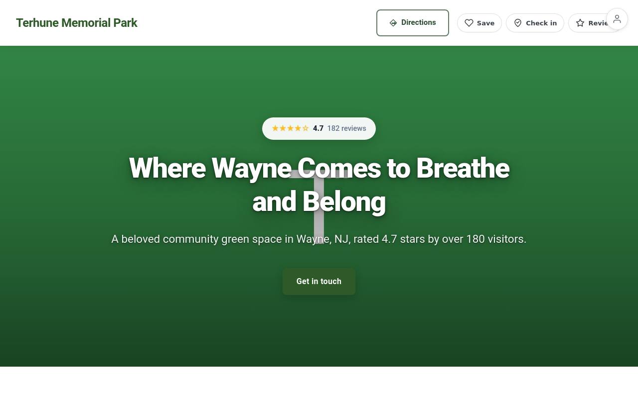 Preview of your live website
