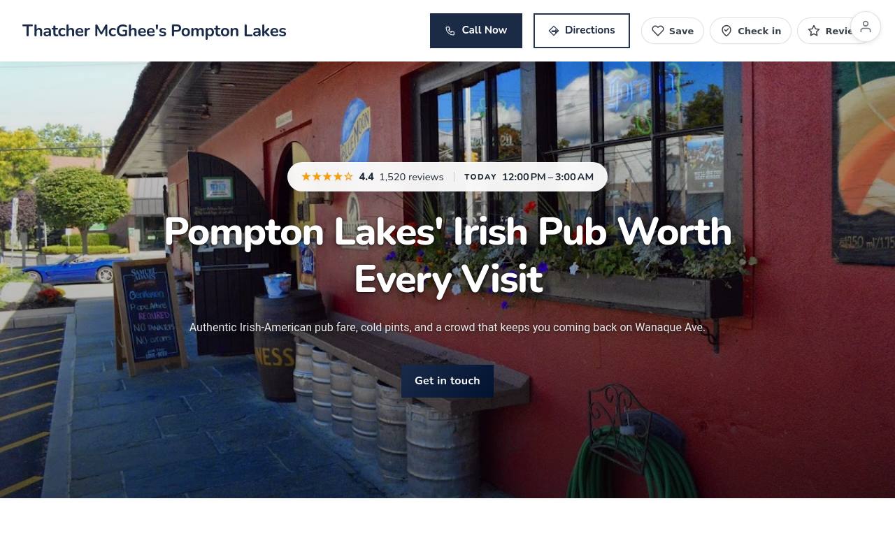 Preview of your live website
