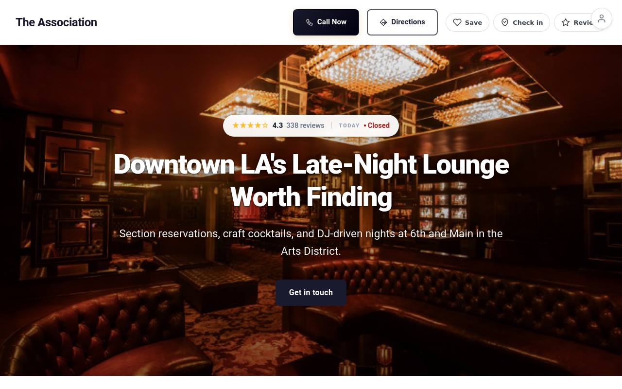 Preview of your live website