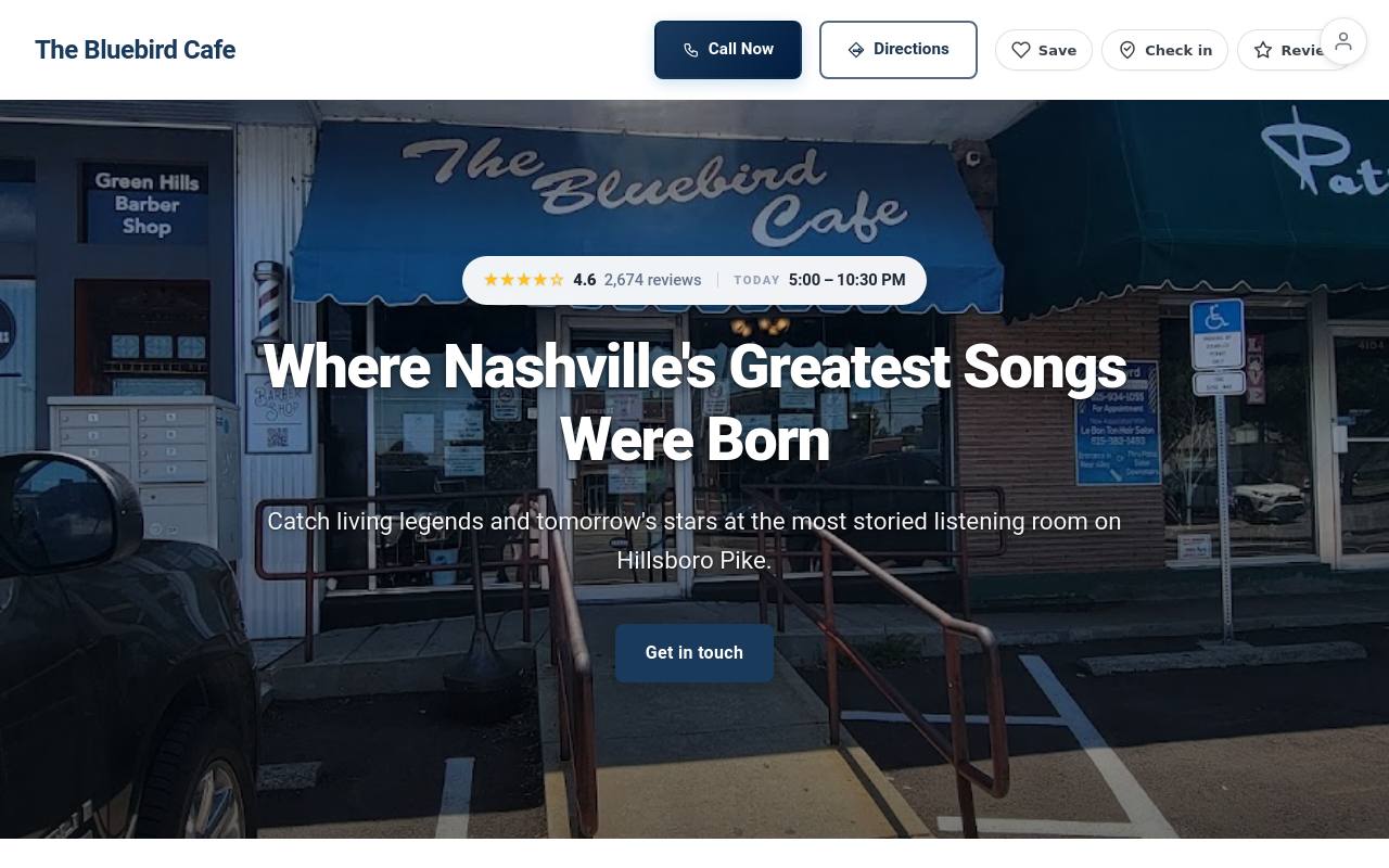 Preview of your live website