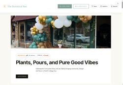 Preview of your live website