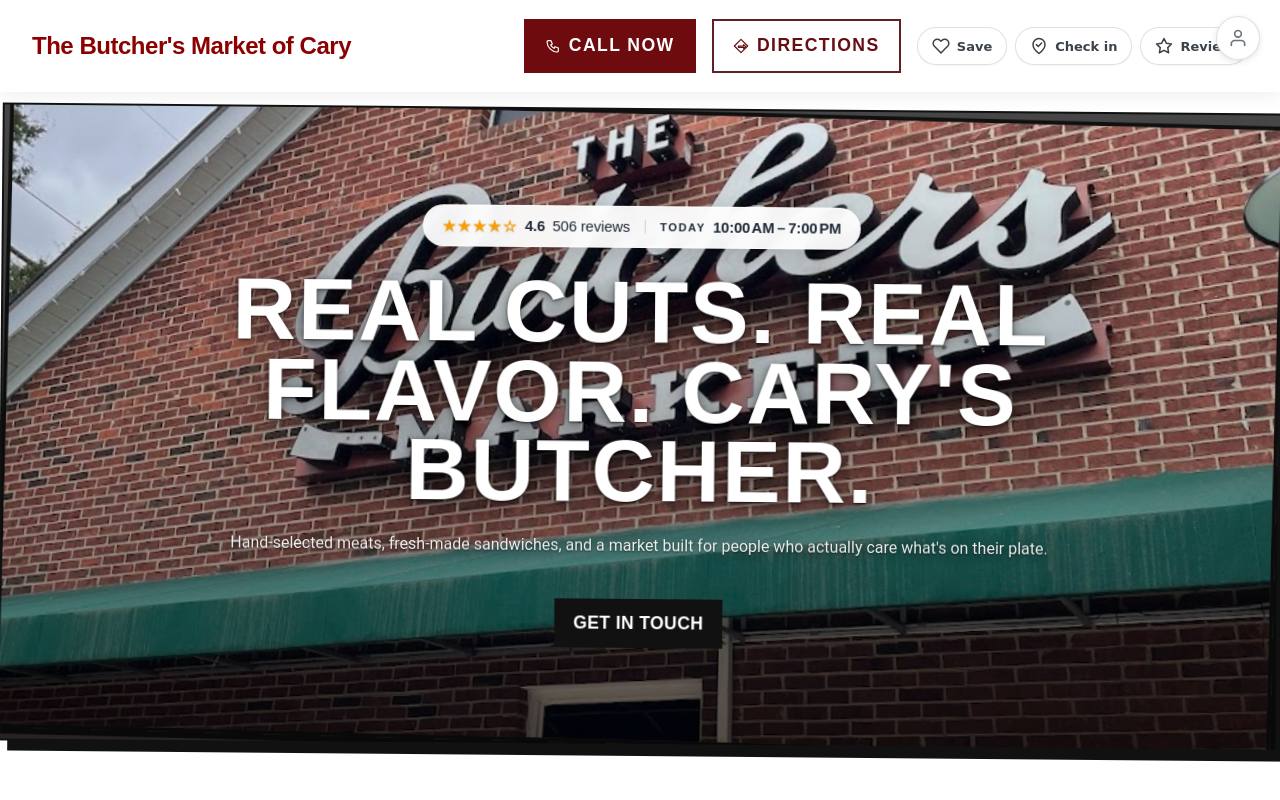 Preview of your live website