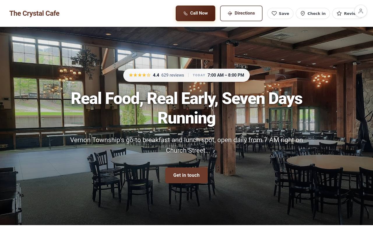 Preview of your live website