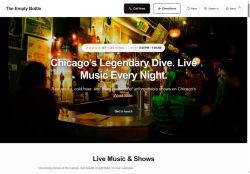 Preview of your live website