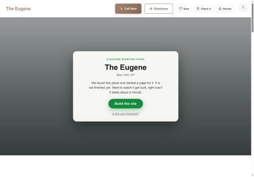 Preview of your live website