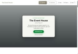Preview of your live website