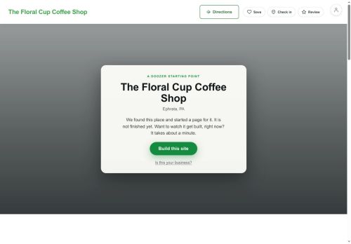 Preview of your live website