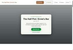 Preview of your live website