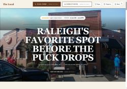 Preview of your live website