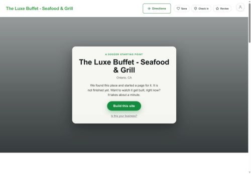 Preview of your live website