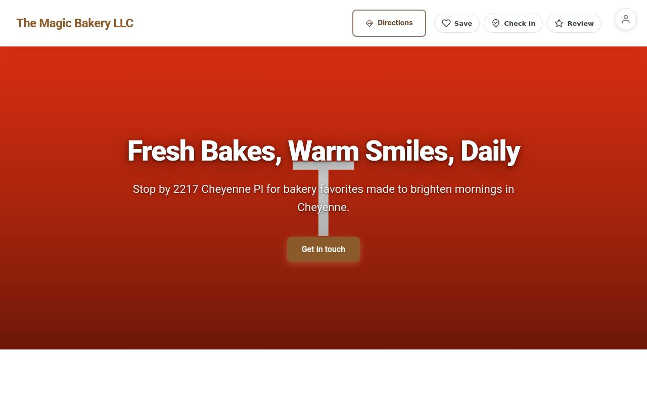 Preview of your live website