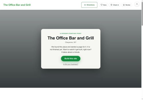 Preview of your live website