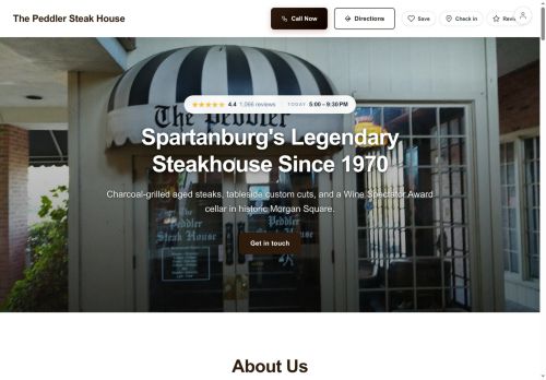 Preview of your live website