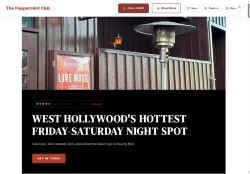 Preview of your live website