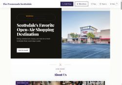 Preview of your live website