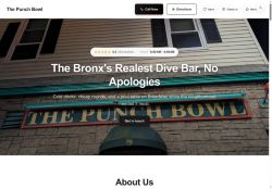 Preview of your live website