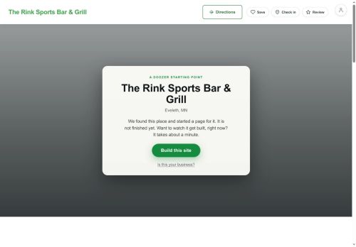Preview of your live website