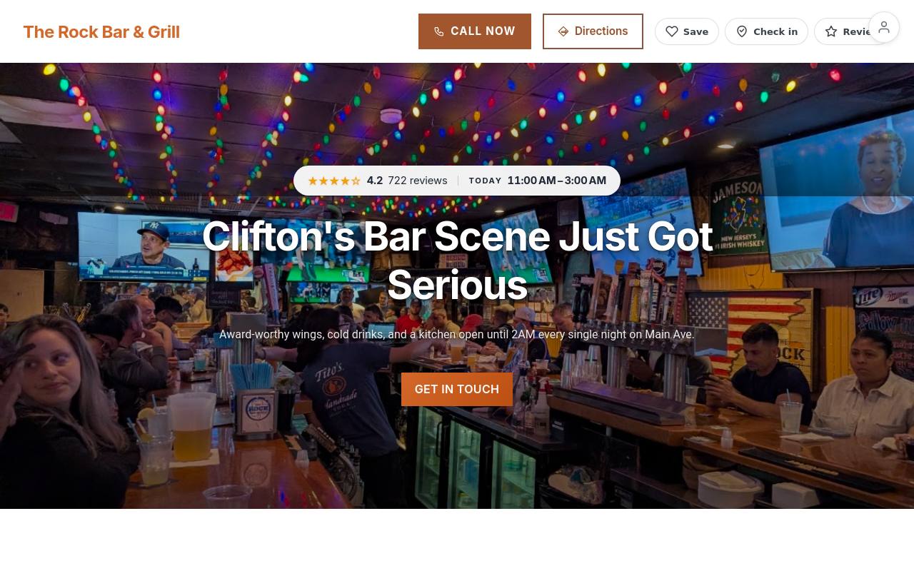 Preview of your live website