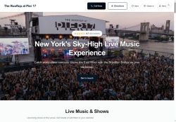 Preview of your live website