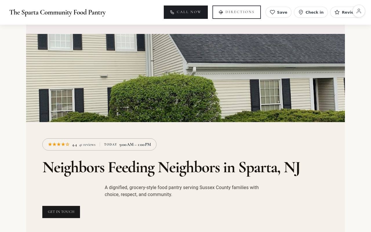 Preview of your live website