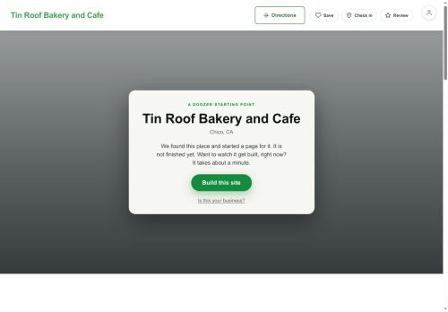 Preview of your live website