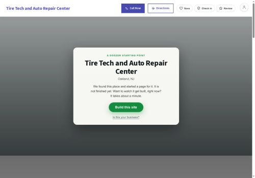 Preview of your live website