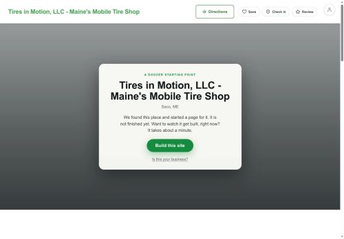 Preview of your live website