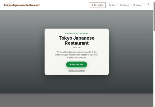 Preview of your live website