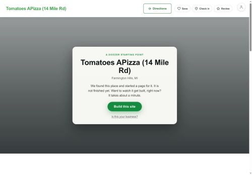 Preview of your live website