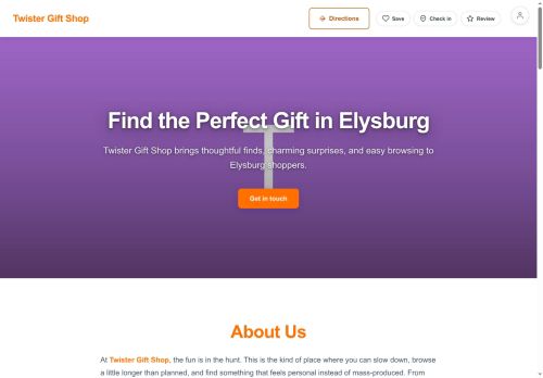 Preview of your live website