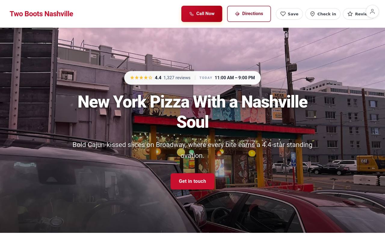 Preview of your live website