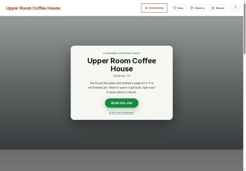 Preview of your live website