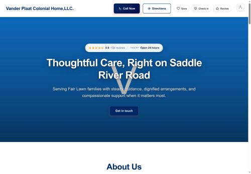 Preview of your live website