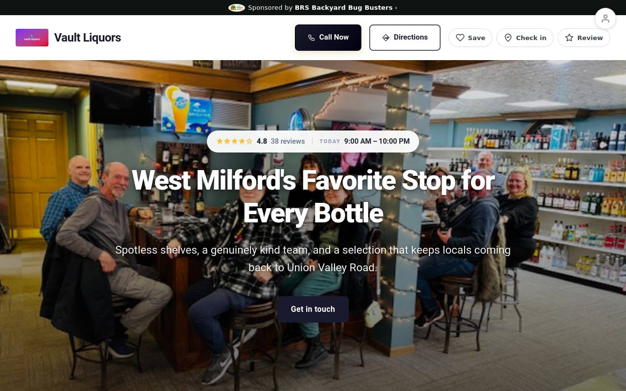 Preview of your live website
