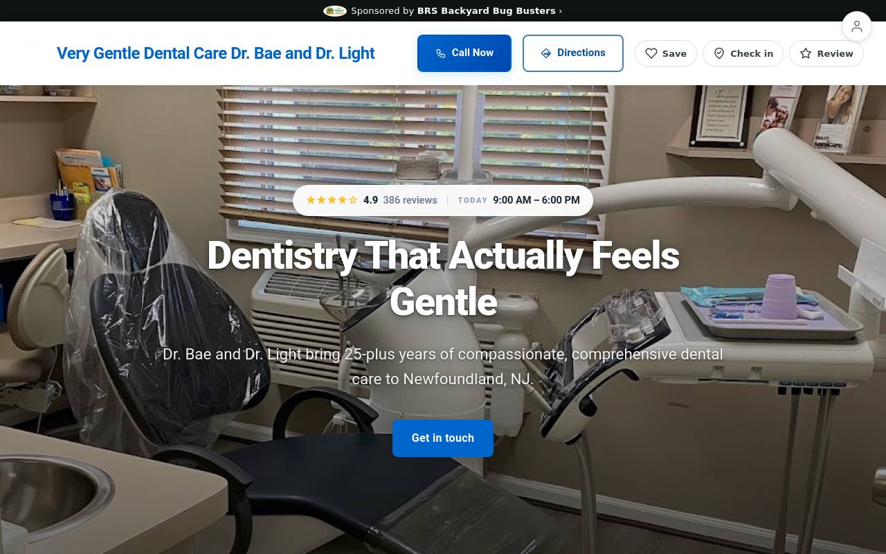 Preview of your live website