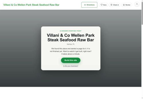 Preview of your live website