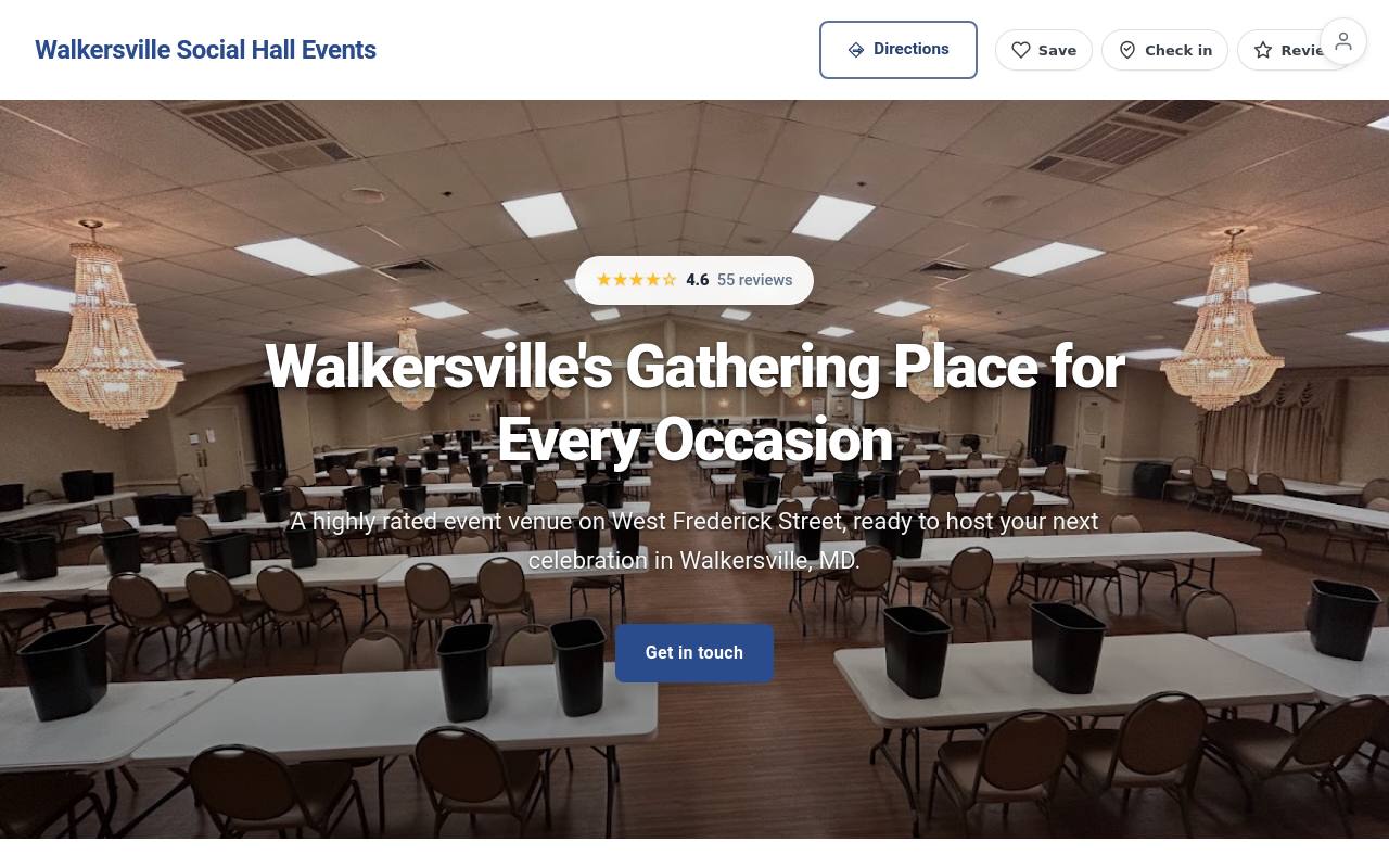 Preview of your live website