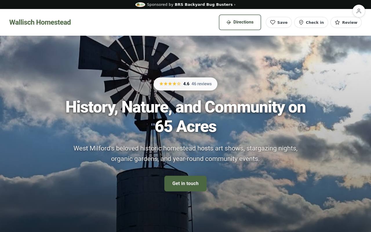 Preview of your live website