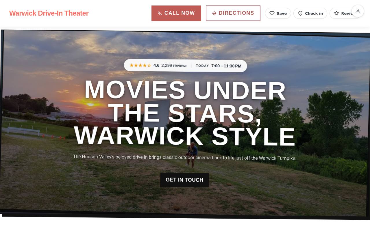 Preview of your live website