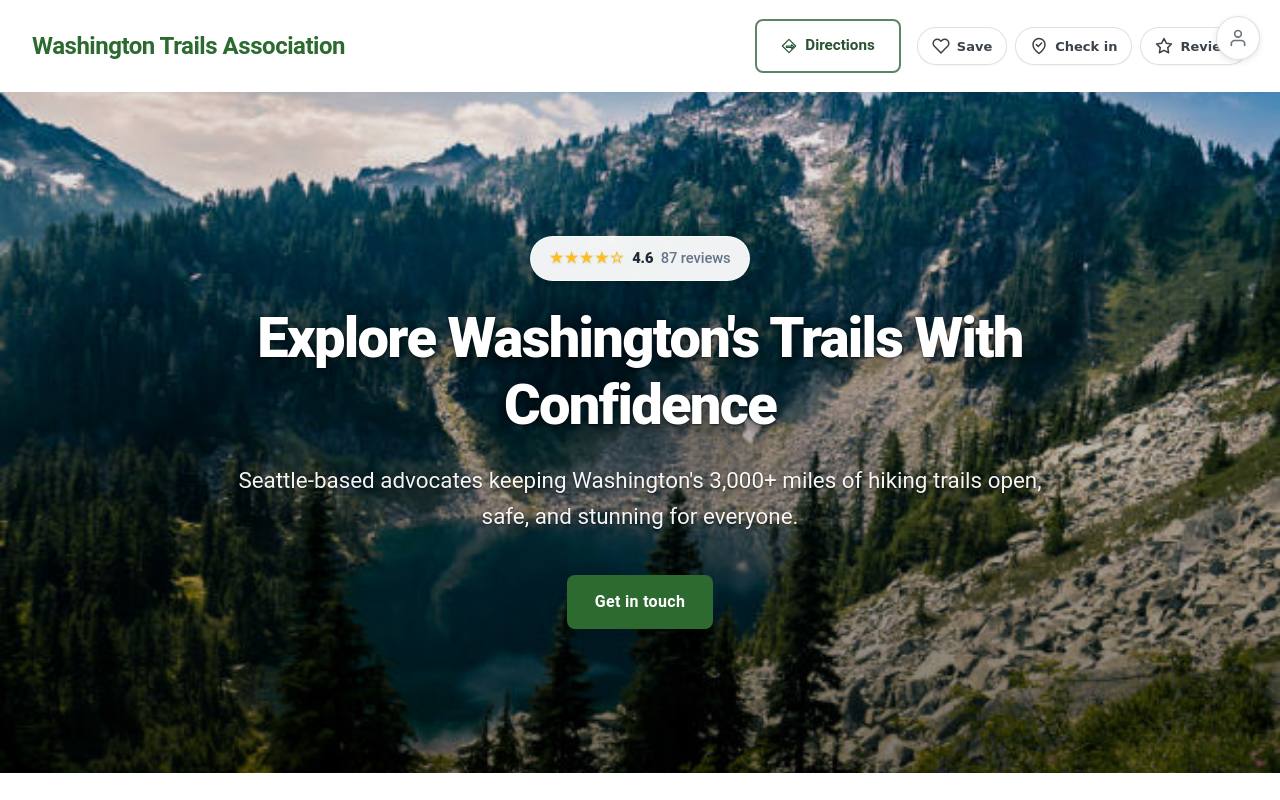 Preview of your live website