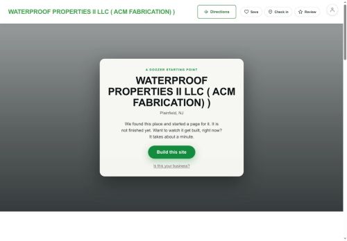 Preview of your live website