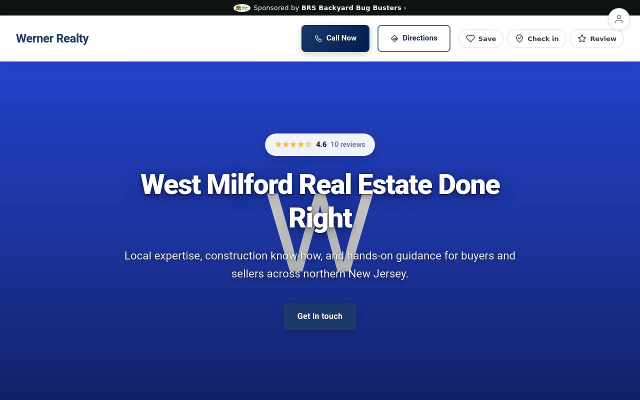 Preview of your live website