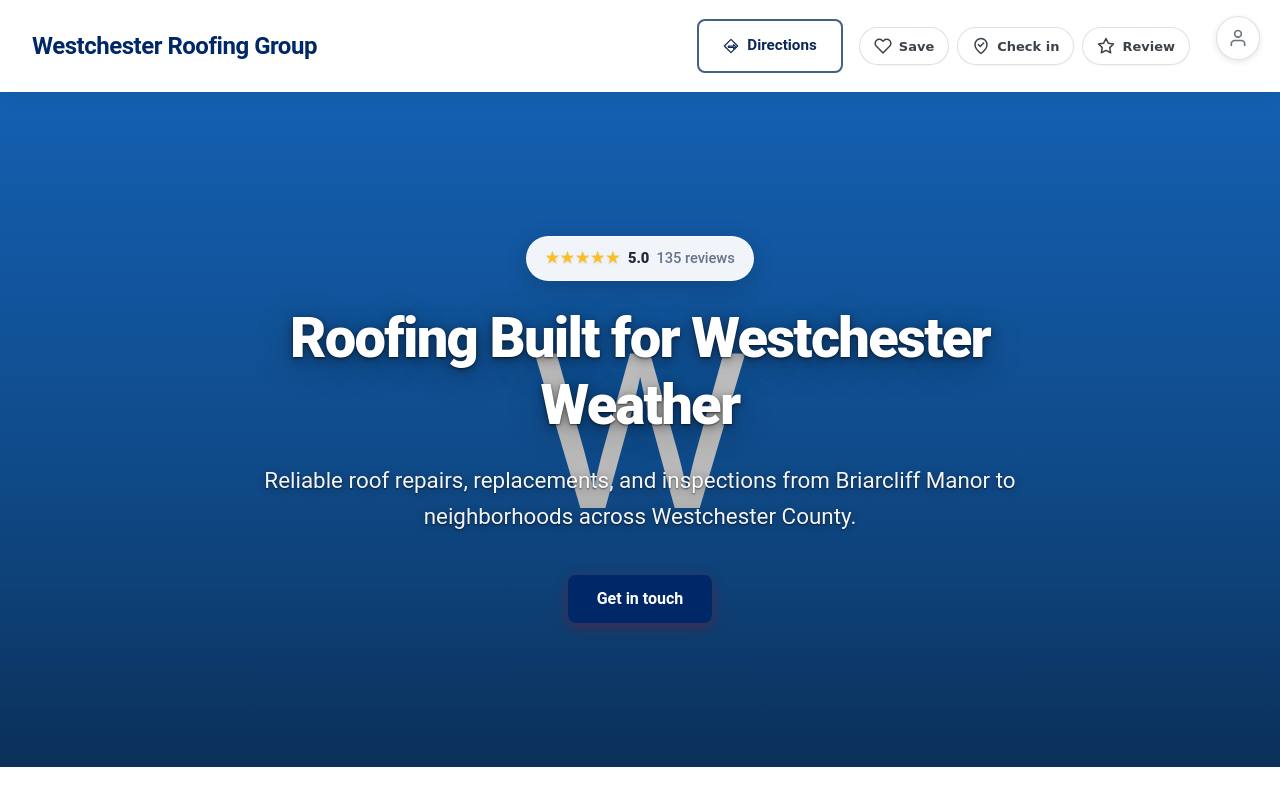 Preview of your live website